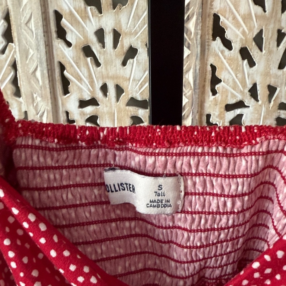 Hollister Red Polka Dot Dress - Picture 2 of 3